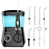 TUREWELL Irrigador Dental, Irrigador Bucal con 8...
