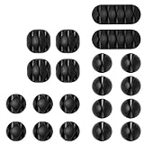 URAQT Clips de Cable Duraderos, 20 Piezas...
