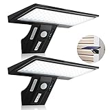 Luz Solar Exterior, 2-Paquete JESLED 90 LED Carga...