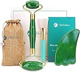 MoValues Set de Rodillo Facial y Gua Sha Facial 4...