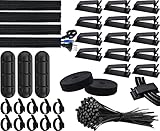 SOULWIT 134 Piezas Organizador de Cables, 4...