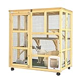 QJM Jaulas para Gatos- Jaula Huron,Casa Grande De...